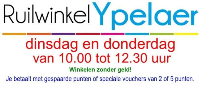 Vouchers ook verkrijgbaar via Voedselbank Ypelaer